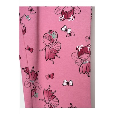 Комплект детский трикотажный для девочек: джемпер (футболка), брюки PLAYTODAY, 1240123