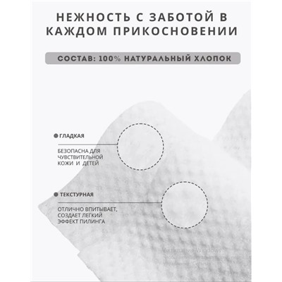 Косметические полотенца супер комфорт 20х20см, 40шт