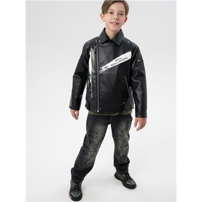 Куртка кожаная для мальчиков