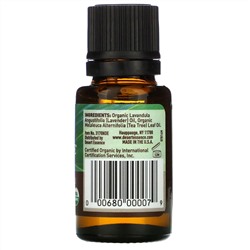 Desert Essence, Органическая лаванда с маслом чайного дерева, 0,6 жидких унций (18 мл)