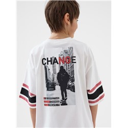 Комплект трикотажный для мальчиков: фуфайка (футболка), шорты