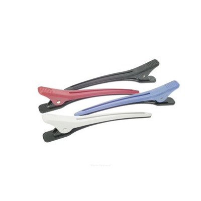 Dewal Зажим для волос JB0022, пластик, 2,4 см, разноцветный, 4 шт. 1514