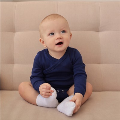 Боди детское MINAKU, рост 68-74 см, тёмно-синее