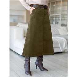 Юбка  из эластичного микро-вельвета