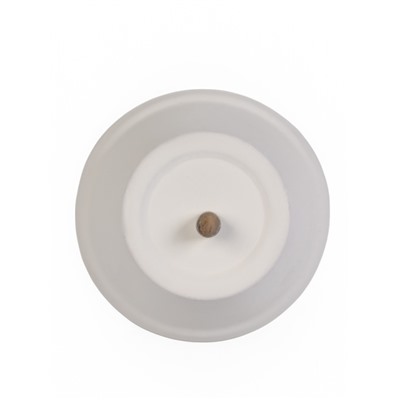 Набор кашпо для цветов «Трио», керамика, на подставке, белый, 3 шт.