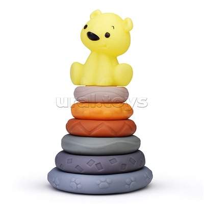 Пирамидка "Мишка-3" в сетке