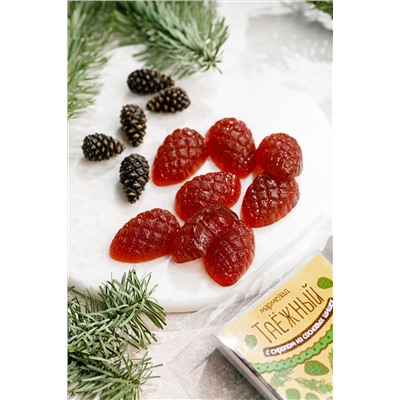 Мармелад Ягодень «Таежный» / подложка / 124 г / ТМ Сибирский кедр