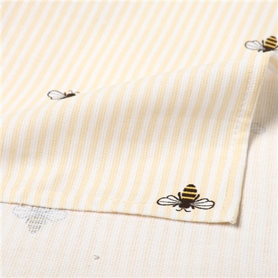 Скатерть Доляна «Пчёлки», 146×110 см, рогожка 164 г/м², 100% хлопок