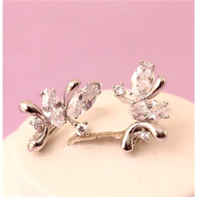 Серьги родий Н01-9120