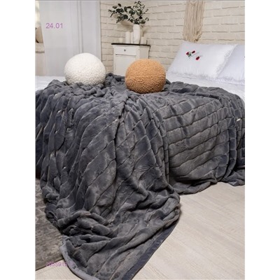 Меховой плед -БРОНЬ 2055913-7