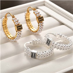 Серьги с замком кольцо арт. 13 4771 (id 287467)