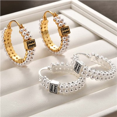 Серьги с замком кольцо арт. 13 4771 (id 287467)