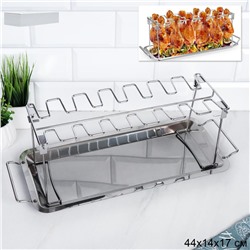 Подставка для запекания курицы гриль в духовке с поддоном / TK-147 /уп 25/