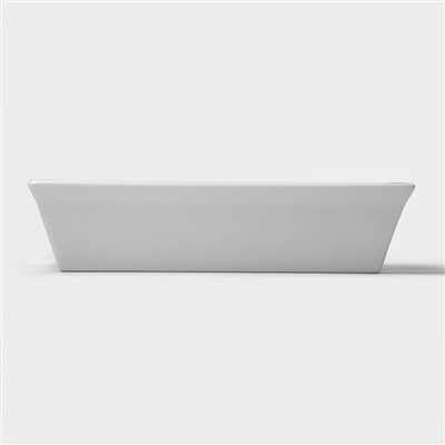 Форма для выпечки Magistro White gloss, 1.6 л, 27×17×6.3 см, жаропрочный фарфор, белая