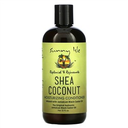 Sunny Isle, Shea Coconut Moisturizing Conditioner with Jamaican Black Castor Oil, 12 fl oz
