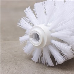 Насадка для ёршика, диаметр резьбы внутри 1.9 см, диаметр снаружи 2.8 см, 8×9 см, полипропилен