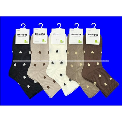 3 ПАРЫ - ПОДАРОЧНЫЙ НАБОР носки женские AMIGOBS АССОРТИ рисунков