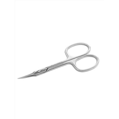 Ellis Cosmetic Ножницы маникюрные для кутикулы изогнутые / RN 105, глянцевые, ручная заточка, 9,3 см 28131