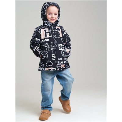 Куртка текстильная с полиуретановым покрытием для девочек (ветровка)