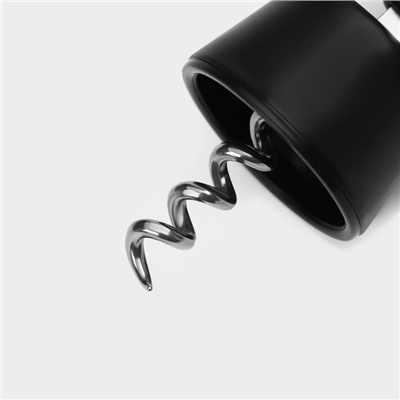 Штопор Magistro Vantablack, 17.7×7 см, чёрный