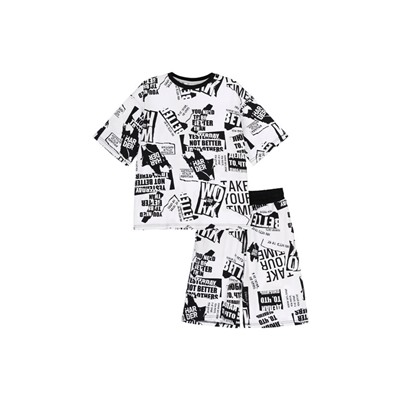 Комплект трикотажный для мальчиков: фуфайка (футболка), шорты