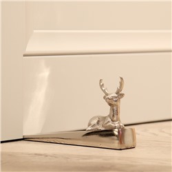 Стоппер дверной «Олень», 16.5×5×9 см, алюминий