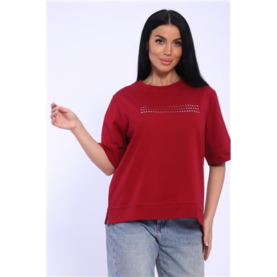 Футболка женская 82057 (Винный)