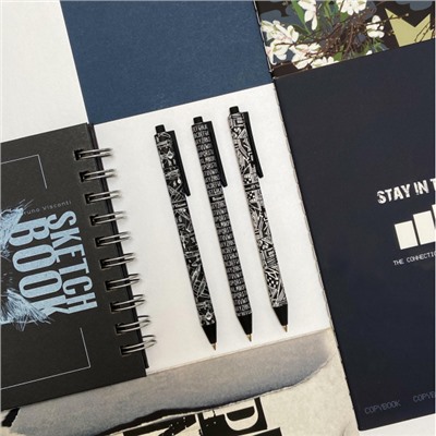 Ручка автоматическая шариковая 0.5мм "ArtClick.Буквы" синяя 20-0281/08 Bruno Visconti