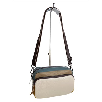 Женская сумка из натуральной кожи, цвет  мультицвет