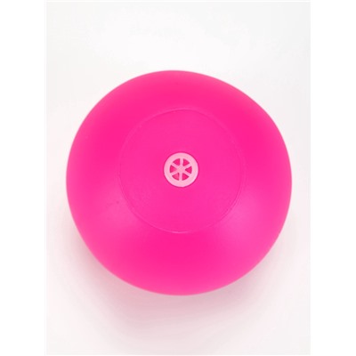 Игрушка для собак «Мяч монстр», 7 см, пищащая, розовая