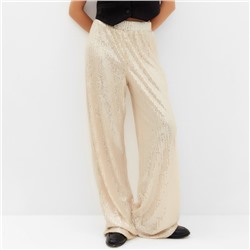 Брюки из пайеток женские MIST Celebration, размер 44, золотая