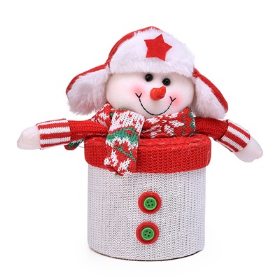 Новогоднее украшение "Снеговик" 19 см.