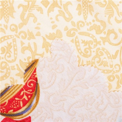 Скатерть новогодняя «Доляна. Ёлочные игрушки», 110×145 см, 100% п/э