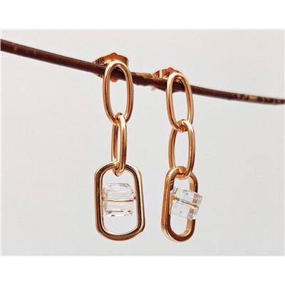 Серьги с кристаллами Swarovski