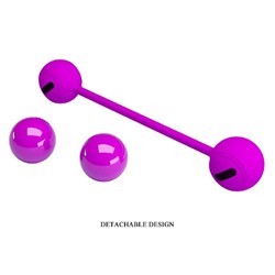 Лиловые вагинальные шарики KEGEL BALL III