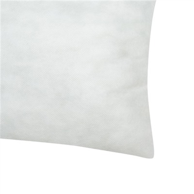 Подушка декоративная, размер 40×40 см, белая