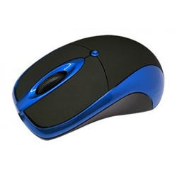Мышь PERFEO оптическая "ORION", 3 кн, DPI 1000, USB, черн/син PF_A4792 Perfeo