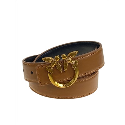 Ремень женский из искусственной, цвет коричневый