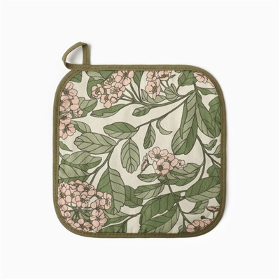 Прихватка «Этель» Spring garden 19×19 см,100% хлопок, саржа 190 г/м²