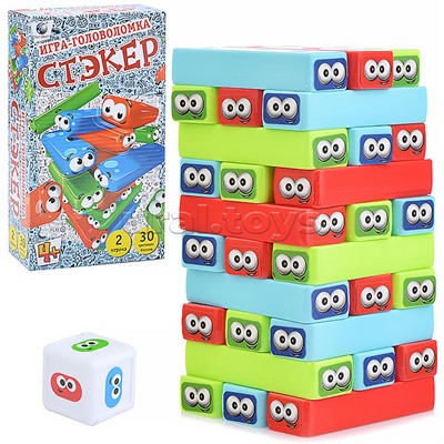 Игра-головоломка "Стекер" в коробке