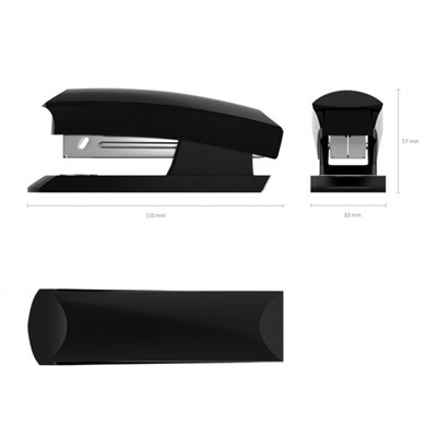 Степлер 24/6 на 30 листов 28235 Эко "Классика" черный ErichKrause