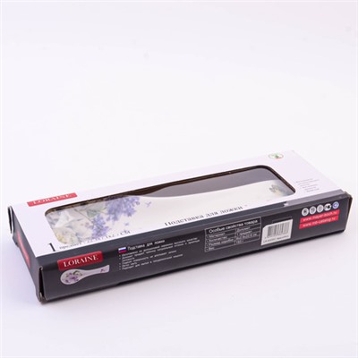 60205 Подставка под ложку 22,3см Букет фантазий доломит LR (х72)