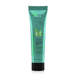 Съедобный интимный гель Orgie Lube Tube Cocktail Caipirinha - 100 мл.