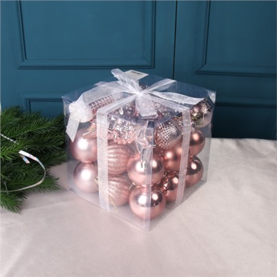 Елочные шары 31 штук 7 см Ассорти / HX-24 /уп 24/