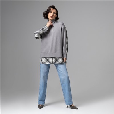 Свитшот комбинированный, Путешествие начинается (пасмурное небо)