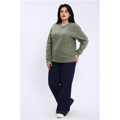 Свитшот женский 82067 (Оливковый)