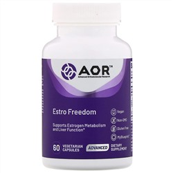 Advanced Orthomolecular Research AOR, Estro Freedom, 60 вегетарианских капсул