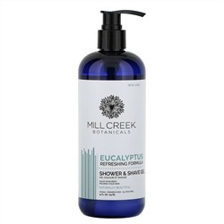 Mill Creek Botanicals, Shower & Shave Gel, Eucalyptus, 14 fl oz (414 ml)