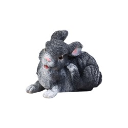 Садовая фигура из полистоуна «Заяц-почесун», 28×14×21 см