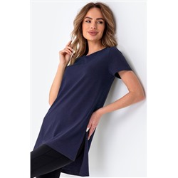 Женская удлиненная футболка с разрезами Happyfox